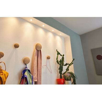 Paulmann 94304 - LED/4W IP44 Χωνευτό φωτιστικό μπάνιου COIN 230V