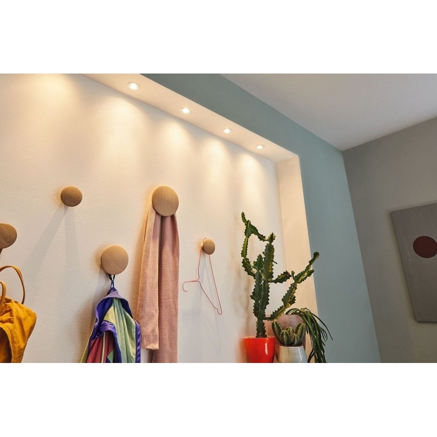 Paulmann 94304 - LED/4W IP44 Χωνευτό φωτιστικό μπάνιου COIN 230V