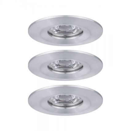 Paulmann 94305 - ΣΕΤ 3xLED/4W IP44 Χωνευτό φωτιστικό μπάνιου NOVA 230V