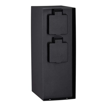 Paulmann 94313 - Εξωτερικός στύλος με πρίζες RIO 4Z SCHUKO 230V IP44