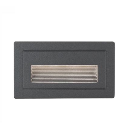 Paulmann 94383 - LED/4W IP44 Εντοιχισμένο φωτιστικό εξωτερικού χώρου LONG 230V