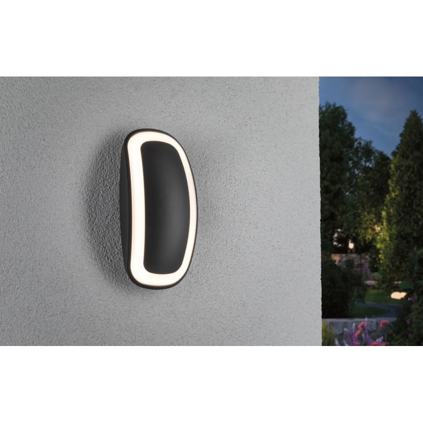 Paulmann 94400 - LED/4W IP44 Επιτοίχιο φωτιστικό εξωτερικού χώρου SIGNEA 230V