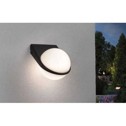 Paulmann 94401 - LED/10W IP44 Επιτοίχιο φωτιστικό εξωτερικού χώρου ΣΦΑΙΡΑ 230V
