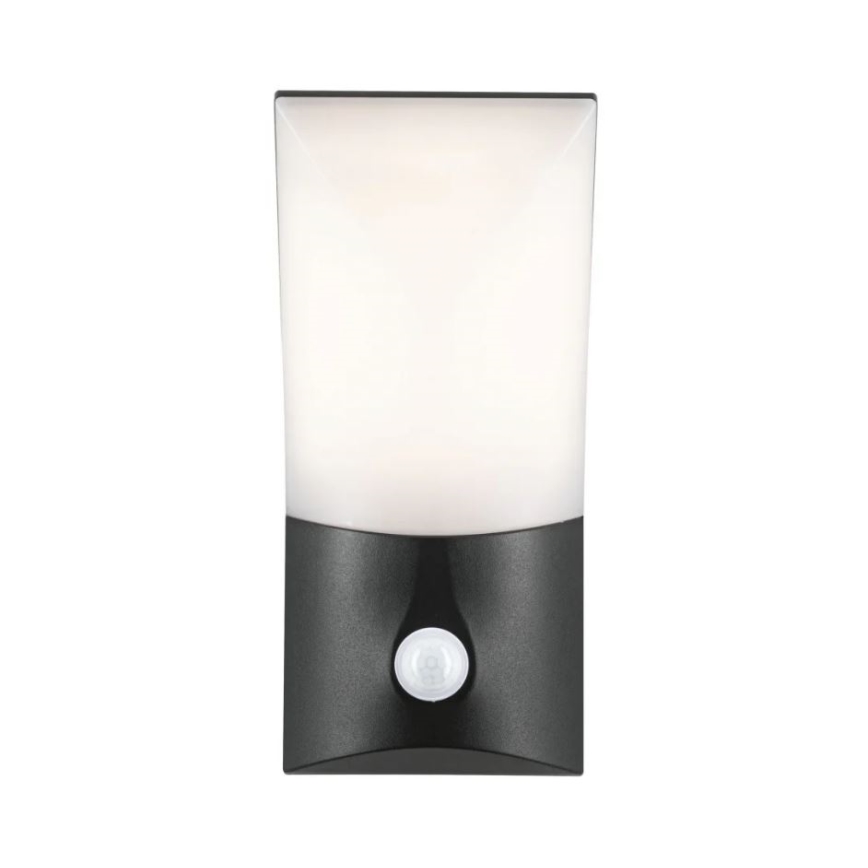 Paulmann 94402 - LED/10W IP44 Φωτιστικό τοίχου εξωτερικού χώρου με αισθητήρα ADYA 230V