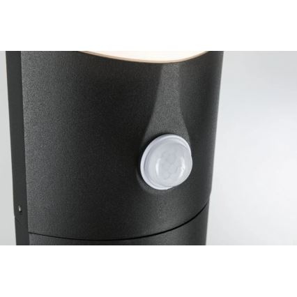 Paulmann 94403 - LED/10W IP44 Εξωτερικό φωτιστικό με αισθητήρα ADYA 230V