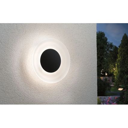 Paulmann 94409 - LED/4W IP44 Επιτοίχιο φωτιστικό εξωτερικού χώρου CIRCEA 230V