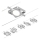 Paulmann 94420 - ΣΕΤ 5xLED/4,5W Ολοκληρωμένο σύστημα καλωδίων MAC 230V ματ χρώμιο