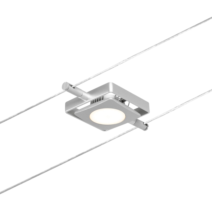 Paulmann 94420 - ΣΕΤ 5xLED/4,5W Ολοκληρωμένο σύστημα καλωδίων MAC 230V ματ χρώμιο