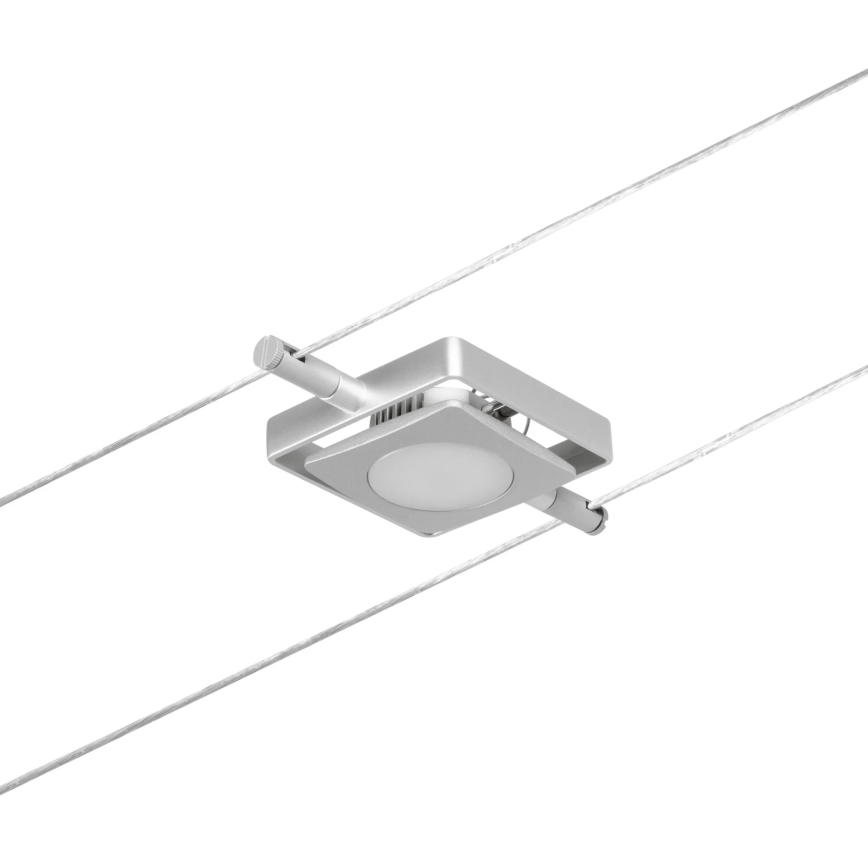 Paulmann 94420 - ΣΕΤ 5xLED/4,5W Ολοκληρωμένο σύστημα καλωδίων MAC 230V ματ χρώμιο
