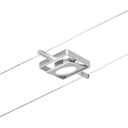 Paulmann 94420 - ΣΕΤ 5xLED/4,5W Ολοκληρωμένο σύστημα καλωδίων MAC 230V ματ χρώμιο