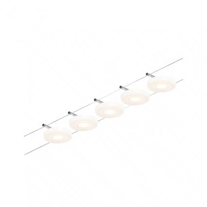 Paulmann 94426 - ΣΕΤ 5xLED/4,5W Φωτιστικό σποτ ράγας MAC 230V