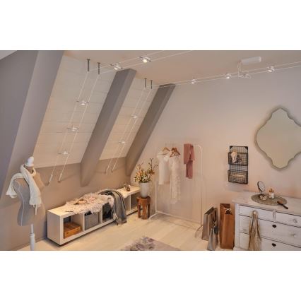 Paulmann 94432 - Σετ 5xGU5,3/10W Σποτ για σύστημα καλωδίων MAC 230V λευκό