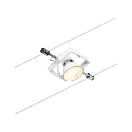 Paulmann 94432 - Σετ 5xGU5,3/10W Πλήρες καλωδιακό σύστημα MAC 230V λευκό