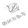 Paulmann 94436 - ΣΕΤ 5xGU5,3/10W Ολοκληρωμένο σύστημα ανάρτησης CARDAN 230V ματ χρώμιο