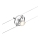 Paulmann 94437 - 1xGU5,3/10W Σποτ για καλωδιακό σύστημα CARDAN 12V ματ χρώμιο