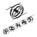 Paulmann 94440 - Σετ 5xGU5,3/10W Σποτ για σύστημα καλωδίων CARDAN 230V μαύρο