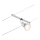 Paulmann 94443 - Σποτ 1xGU5,3/10W για σύστημα καλωδίων SALT 12V, ματ χρώμιο