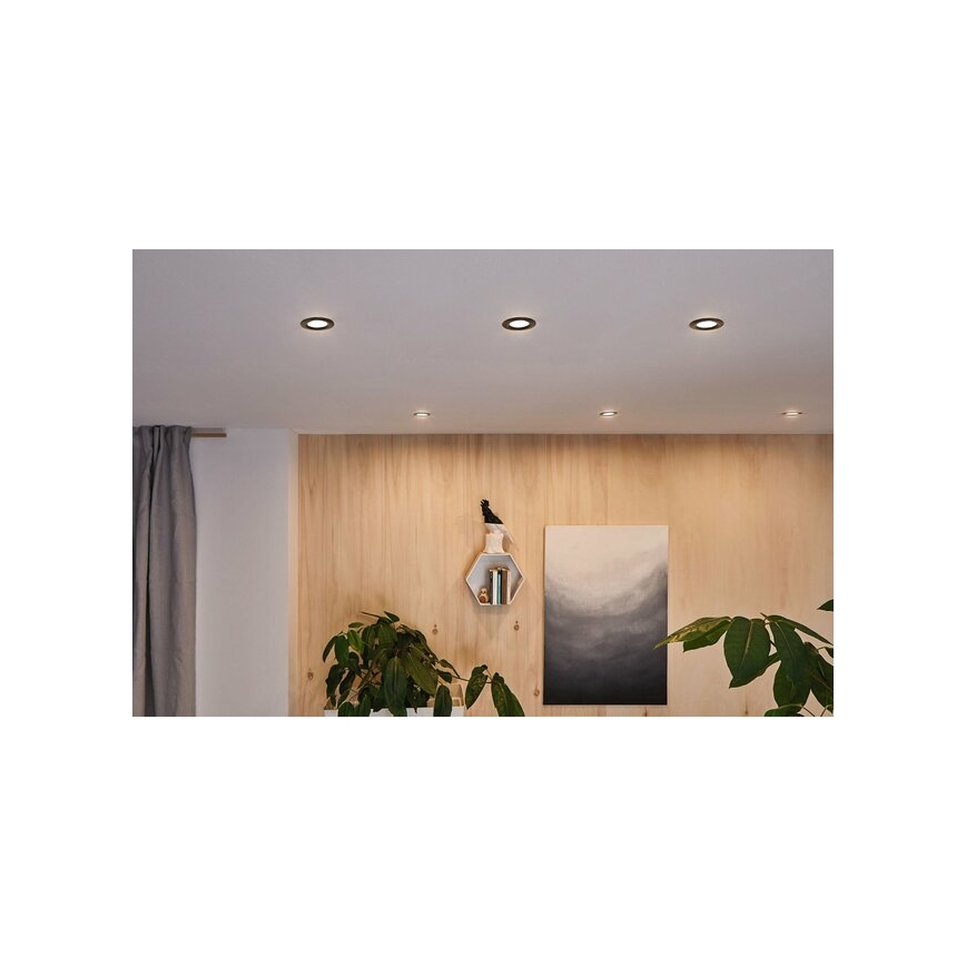 Paulmann 94471 - ΣΕΤ 3xLED/6W IP23 Χωνευτά φωτιστικά μπάνιου NOVA 230V