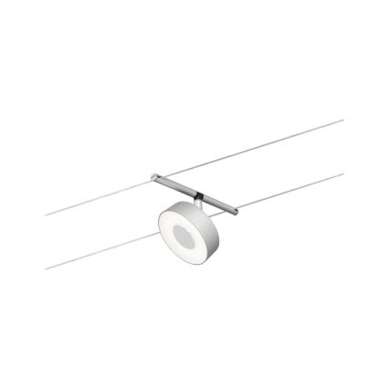 Paulmann 94475 - Σετ 5xLED/5W Ολοκληρωμένο σύστημα καλωδιακής ανάρτησης CIRCLE 230V ματ χρώμιο