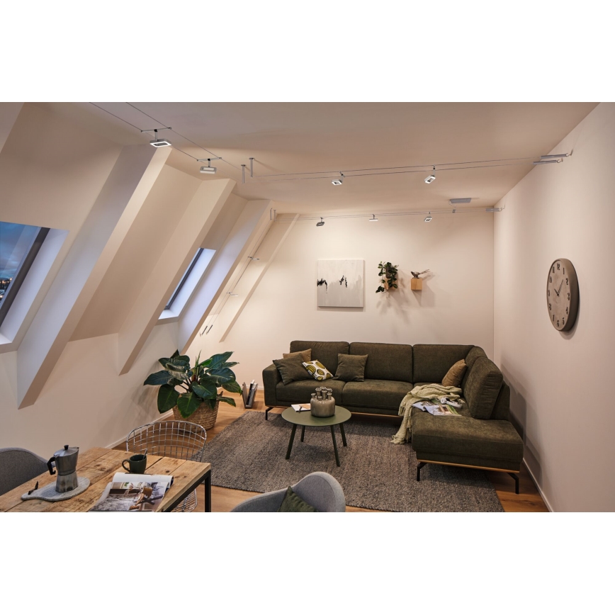 Paulmann 94481 - Σετ 5xLED/4,8W σποτ για το καλωδιακό σύστημα FRAME 230V, μαύρο