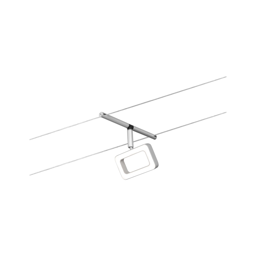 Paulmann 94481 - Σετ 5xLED/4,8W Ολοκληρωμένο σύστημα φωτισμού με σύρμα FRAME 230V ματ χρώμιο
