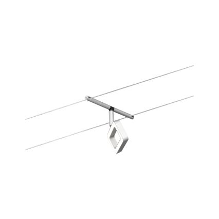 Paulmann 94481 - Σετ 5xLED/4,8W Ολοκληρωμένο σύστημα φωτισμού με σύρμα FRAME 230V ματ χρώμιο