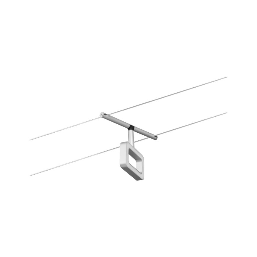 Paulmann 94481 - Σετ 5xLED/4,8W Ολοκληρωμένο σύστημα φωτισμού με σύρμα FRAME 230V ματ χρώμιο