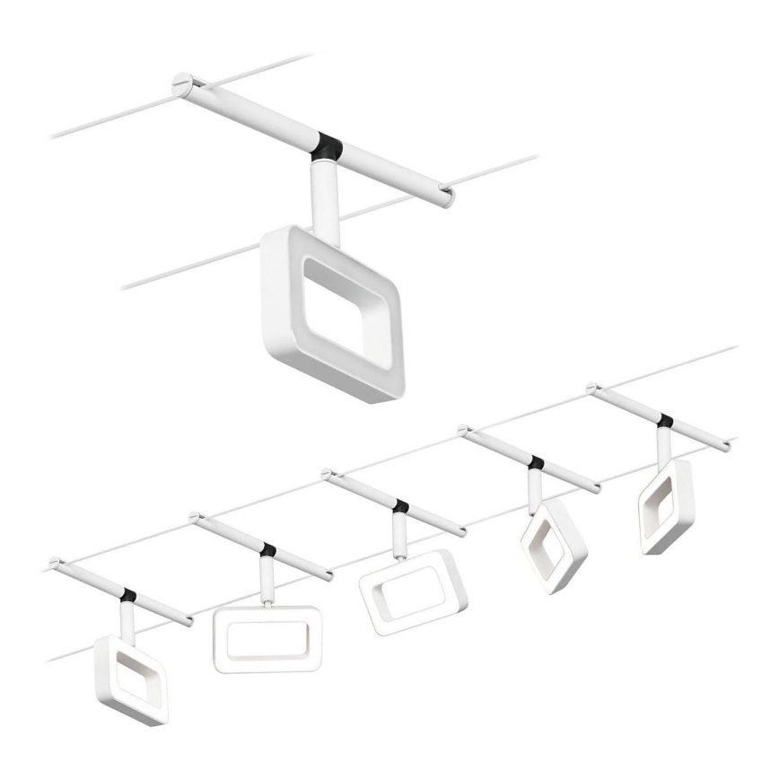 Paulmann 94483 - ΣΕΤ 5xLED/4,8W Σποτ για σύστημα ράγας FRAME 230V λευκό