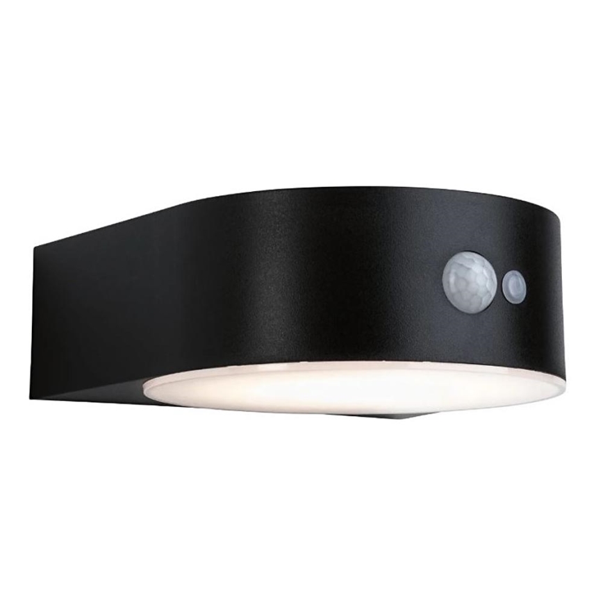 Paulmann 94570 - LED/5,5W IP44 Ηλιακή λάμπα τοίχου με αισθητήρα EILEEN 3,7V 2000 mAh