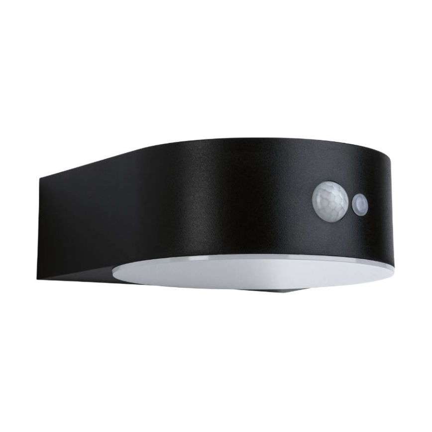Paulmann 94570 - LED/5,5W IP44 Ηλιακή λάμπα τοίχου με αισθητήρα EILEEN 3,7V 2000 mAh