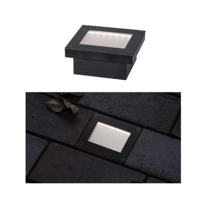 Paulmann 94578 - LED/0,1W IP67 Ηλιακό χωνευτό φωτιστικό DOMENIC 1,2V 1500 mAh