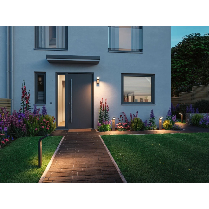 Paulmann 94747 - LED/7,5W IP44 Λάμπα εξωτερικού χώρου με αισθητήρα KULMA 230V