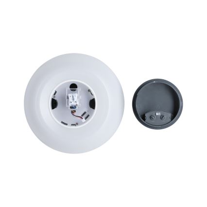 Paulmann 94956 - LED/20,5W IP65 Ρυθμιζόμενο εξωτερικό επιτοίχιο φωτιστικό με αισθητήρα κίνησης και αισθητήρα σούρουπου AUREVA 230V 2200/3000/4000K ανθρακί
