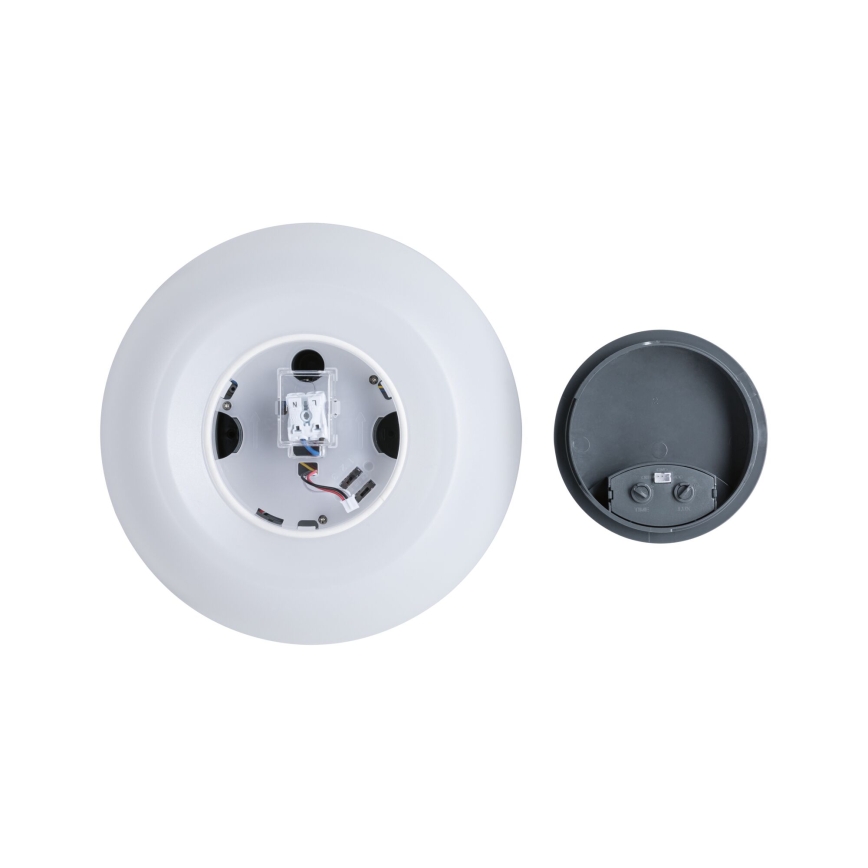 Paulmann 94956 - LED/20,5W IP65 Ρυθμιζόμενο εξωτερικό επιτοίχιο φωτιστικό με αισθητήρα κίνησης και αισθητήρα σούρουπου AUREVA 230V 2200/3000/4000K ανθρακί