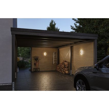Paulmann 94957 - LED/18,5W IP65 Ρυθμιζόμενο υπαίθιο επιτοίχιο φωτιστικό ELUNOR 230V 2200/3000/4000K ανθρακί