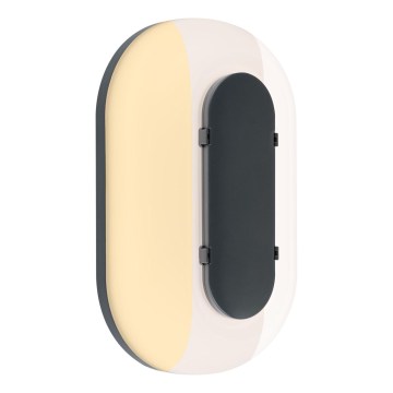 Paulmann 94957 - LED/18,5W IP65 Ρυθμιζόμενο υπαίθιο επιτοίχιο φωτιστικό ELUNOR 230V 2200/3000/4000K ανθρακί