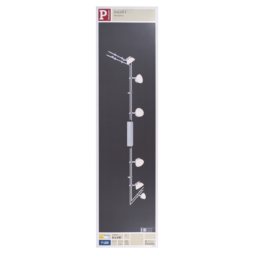 Paulmann 95195 - 6xLED/4W Φωτιστικό σποτ IceLED I 230/12V