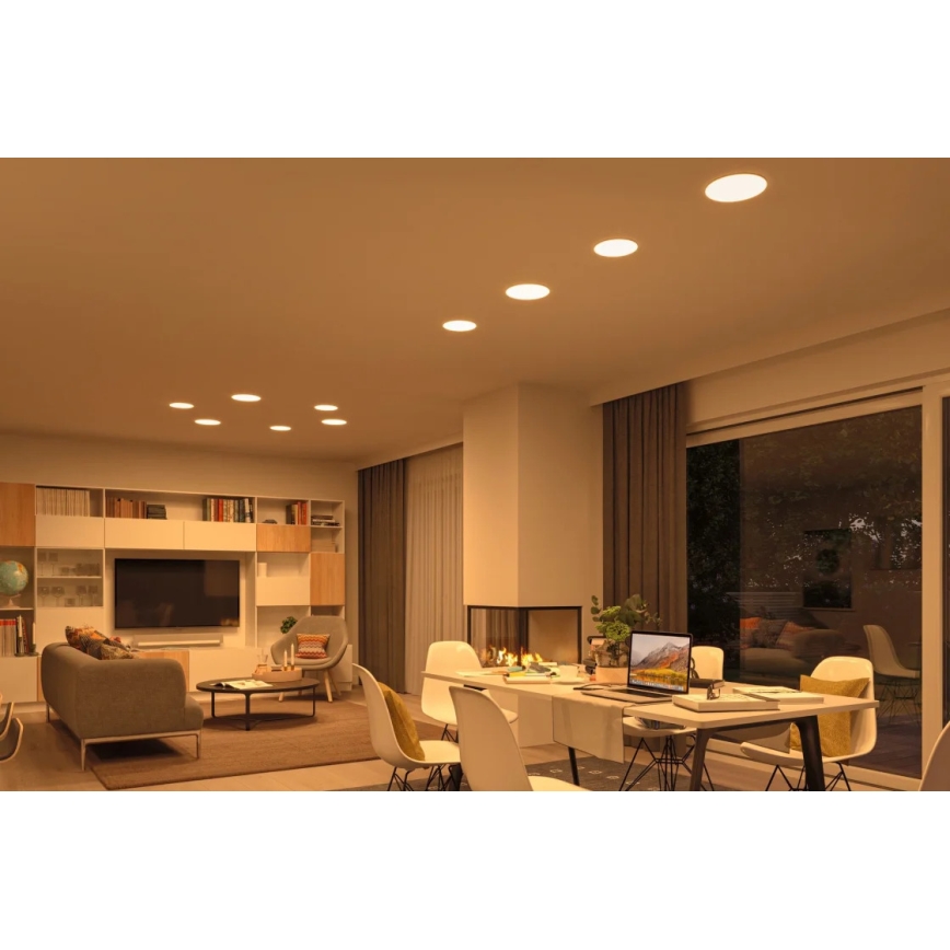 Paulmann 95386 - LED/15W IP44 Ρυθμιζόμενο φωτιστικό οροφής μπάνιου SMART VELUNA 230V