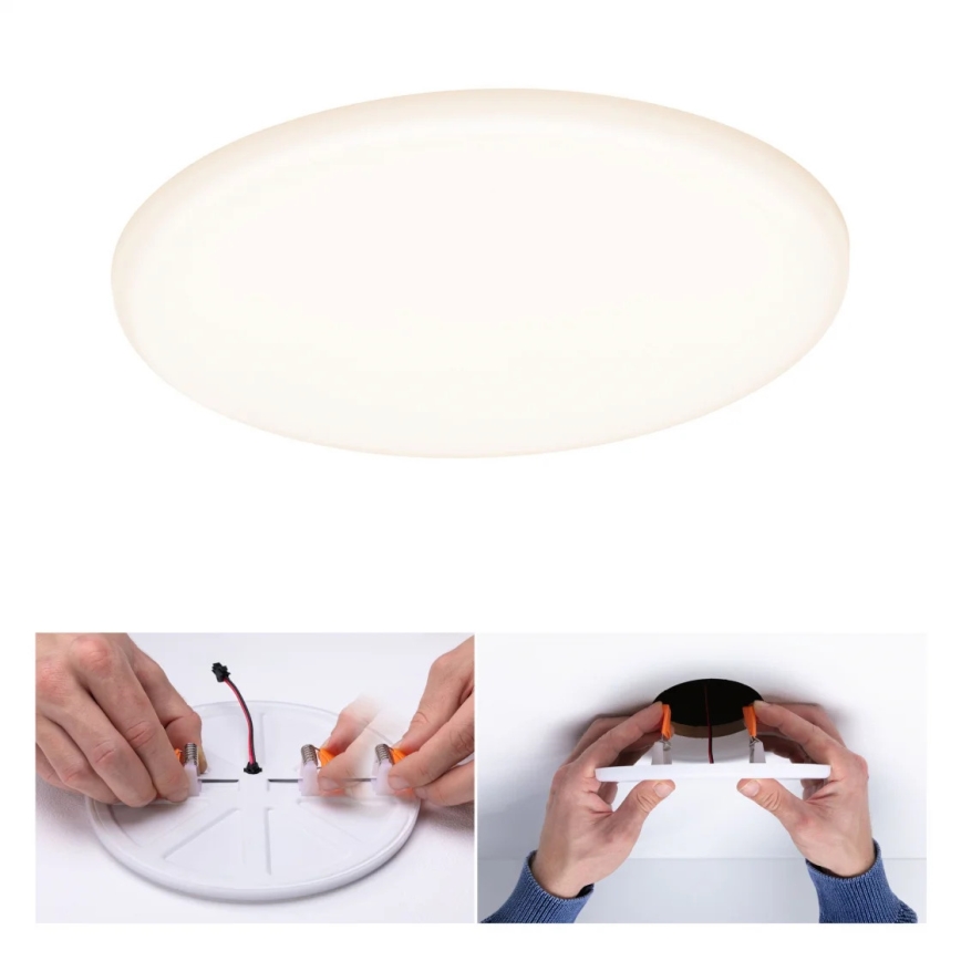 Paulmann 95386 - LED/15W IP44 Ρυθμιζόμενο φωτιστικό οροφής μπάνιου SMART VELUNA 230V