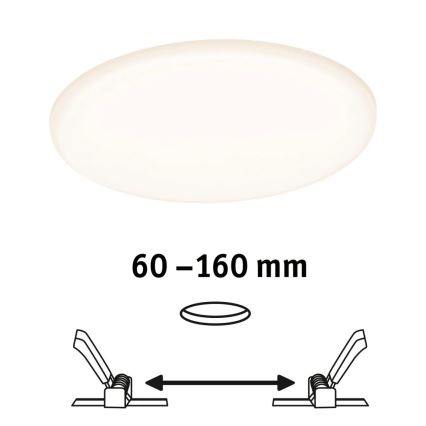 Paulmann 95386 - LED/15W IP44 Ρυθμιζόμενο φωτιστικό οροφής μπάνιου SMART VELUNA 230V