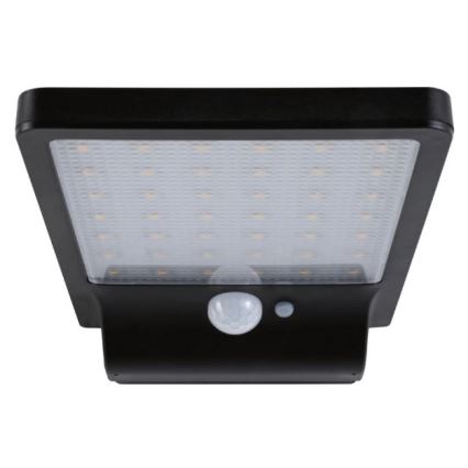 Paulmann 95393 - LED/4W IP44 Dimmable ηλιακό φωτιστικό τοίχου με αισθητήρα SOLVEIG 3,7V 2000 mAh
