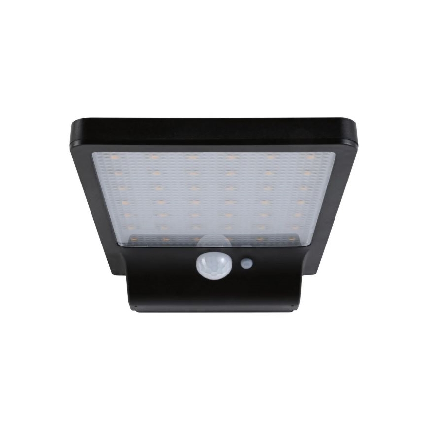 Paulmann 95393 - LED/4W IP44 Dimmable ηλιακό φωτιστικό τοίχου με αισθητήρα SOLVEIG 3,7V 2000 mAh