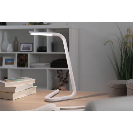 Paulmann 95423 - LED/4,5W Ρυθμιζόμενο με αφής επιτραπέζιο φωτιστικό FLEXLINK 5V/USB 4400 mAh λευκό