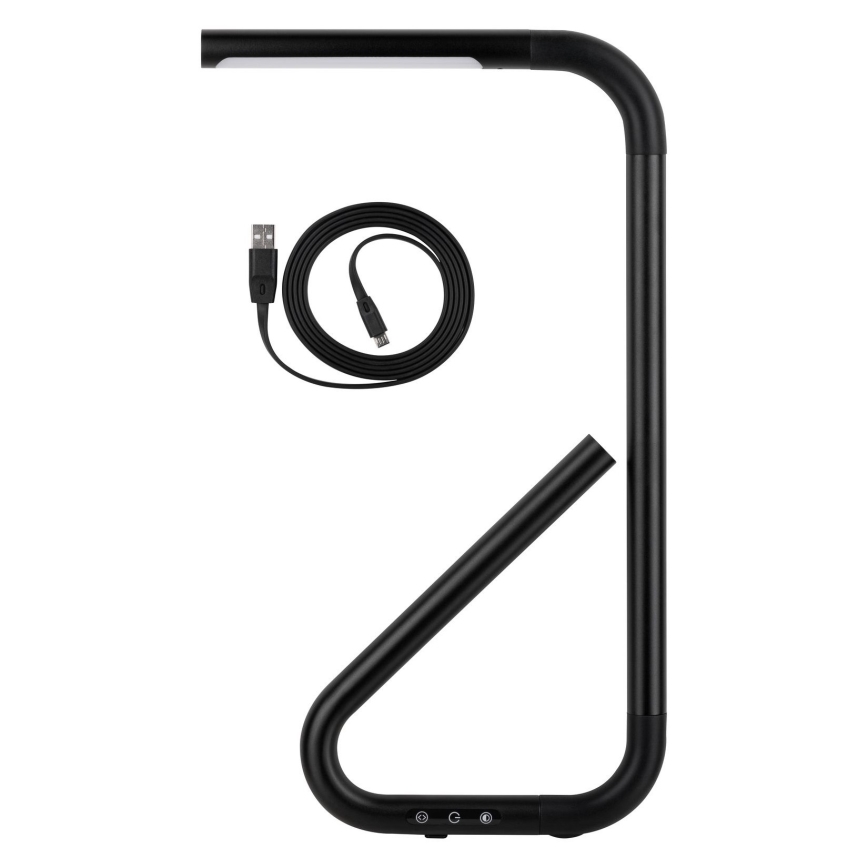 Paulmann 95424 - LED/4,5W Ρυθμιζόμενο με αφής επιτραπέζιο φωτιστικό FLEXLINK 5V/USB 4400 mAh μαύρο