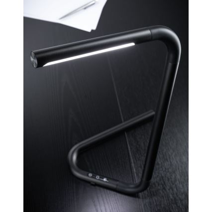 Paulmann 95424 - LED/4,5W Ρυθμιζόμενο με αφής επιτραπέζιο φωτιστικό FLEXLINK 5V/USB 4400 mAh μαύρο