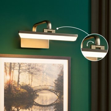 Paulmann 95568 - LED/6W Φωτιστικό για πίνακα RENAN 230V 30 cm ορείχαλκος