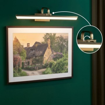 Paulmann 95570 - Φωτιστικό για πίνακες RENAN LED/11W, 230V, 60 cm, ορείχαλκος