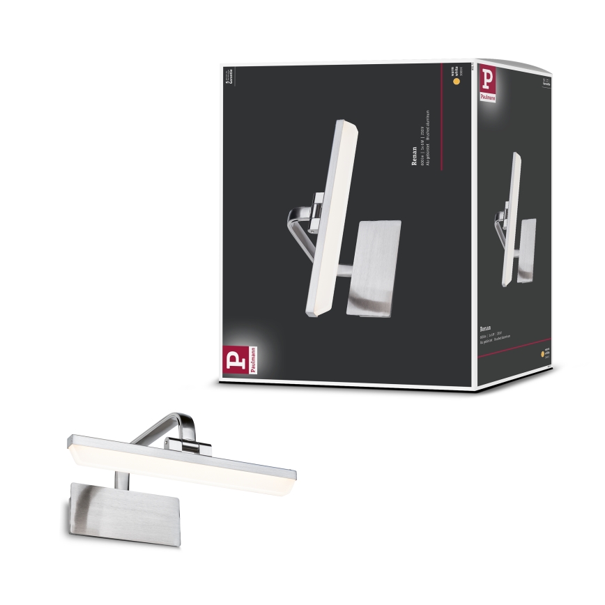 Paulmann 95571 - Φωτιστικό για πίνακες RENAN LED/6W 230V 30 cm ματ χρώμιο