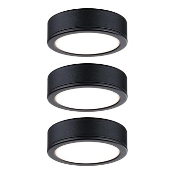 Paulmann 99990 - ΣΕΤ 3xLED/3,5W Φωτισμός επίπλων PUKK 230V