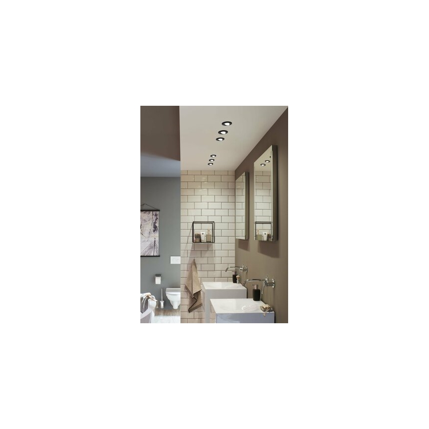 Paulmann 99991 - ΣΕΤ 3xLED/6W IP65 Χωνευτά φωτιστικά μπάνιου CALLA 230V